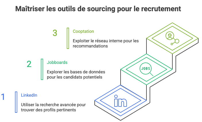 outils et leviers sourcing recrutement